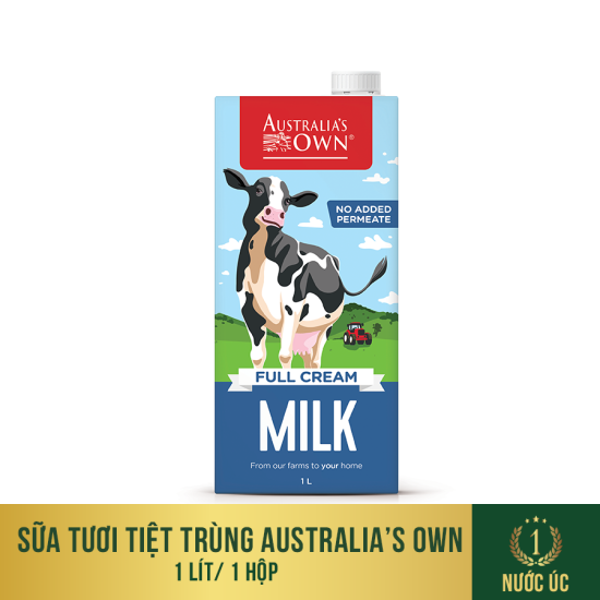 Sữa tươi tiệt trùng australia s own nguyên kem 1l, không đường - ảnh sản phẩm 2