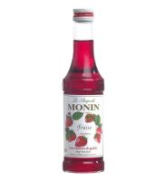 Monin Strawberry Syrup โมนิน ไซรัป กลิ่นสตรอเบอร์รี่ 250ml.