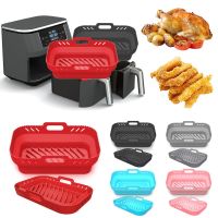 Pot Plate Cooking For NINJA Baking Basket BBQ Kitchen Air Fryer Baking Pan Foldable