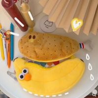 Cartoon Plush Pencil Case Kawaii Plush Banana Drumsticks School Office Supplies High-capacity Pencil Bags Stationery Pencil Box Pencil Cases Boxes