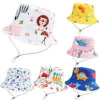 【CW】 Panama Children Hats Cartoon Baby Toddler Boys Fisherman  39;s Cap Outdoor Beach Bonnets for Kids