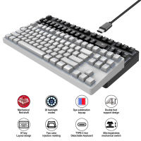 HXSJ L600 Mechanical Gaming LED 87 Keys Keyboard Wired PC Desktop Keyboard