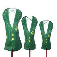 Golf Club Headcover Universal Embroidery Anti-slip Waterproof Green Jacket Golf Putter Cover Driver Protector Towels