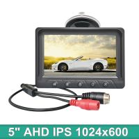 DIYKIT 4Pin 5 Inch AHD IPS Rear View Car Monitor Digital Screen Display Support AHD CVBS Car Camera