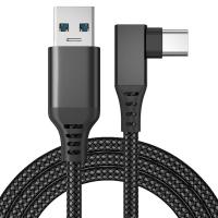 สายชาร์จเร็วหูฟัง VR อุปกรณ์เสริม USB C PC 5Gbps,สายเชื่อมเสมือนจริงความเร็วสูงสำหรับ Oculus Quest 2