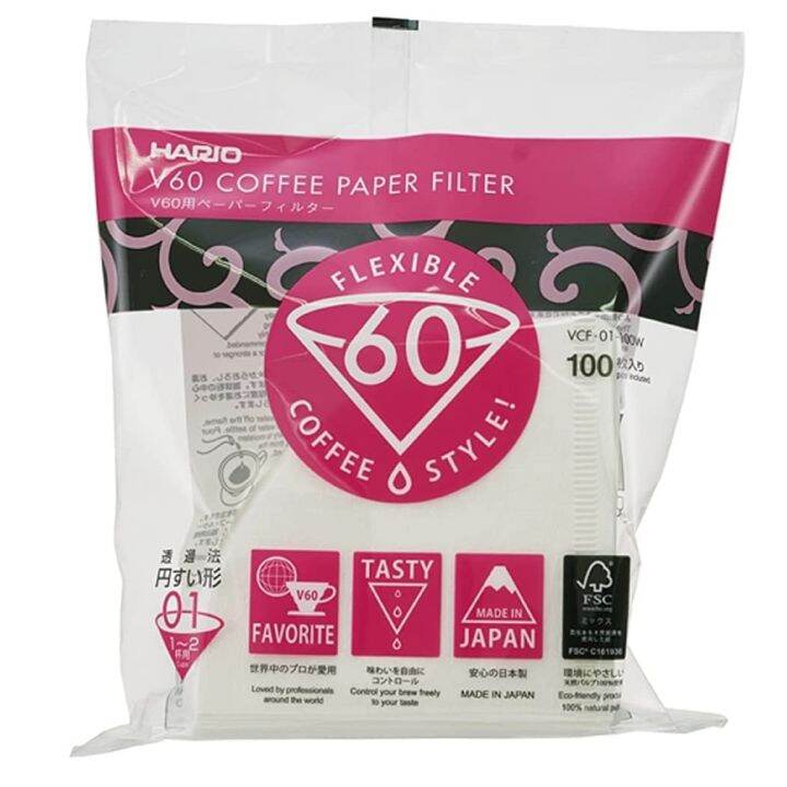 Hario V60 Coffee Paper Filter 01 Lazada PH