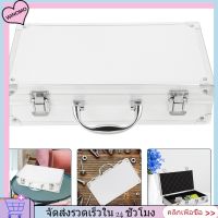 WINOMO Aluminum Case Aluminum Briefcase Small Lockable Vanity Case Women Suitcase Metal Briefcase