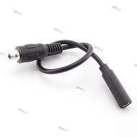 20cm 3.5mm Stereo Female to Screw Female Headphone Extension Cable Aux Cable Audio Cable Power Line With Screw Nut 6TH