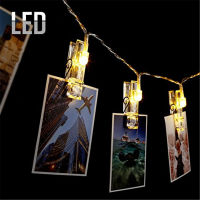 NEW 1.5M 3M 4M Photo Clip Holder LED String lights For Christmas New Year Party Wedding Home Decoration Fairy lights Battery