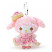 Kawaii Plushine จี้ Sanriod My Melody น่ารักการ์ตูนเค้กวันเกิดอะนิเมะ Key Chain อุปกรณ์เสริมตุ๊กตาสัตว์ของเล่น Gifts