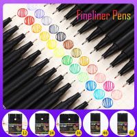 12/24/36/48/60 pcs Colorful Neutral Marker Pen Fineliner Pens For School Office Gel Pen Set Kawaii Ink Pen Art Supplies 04031