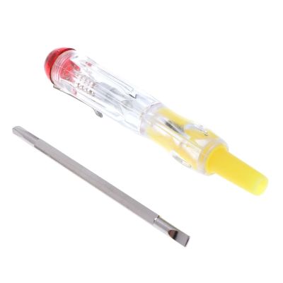 100-500V Clear Voltage Tester Screwdriver Dual-Purpose Flat/for Cross for Head Circuit Tester Voltage Detecter Pen Elect Screw Nut Drivers