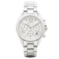 นาฬิกาผู้หญิง MICHAEL KORS Bradshaw Chronograph Silver Dial Ladies Watch MK6174