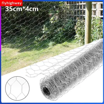 Plastic Chicken Wire Fence Mesh For Home Garden Courtyard 40x300cm