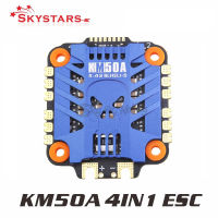 Skystars KM50A 3 6S 4 In 1 ESC BLHeli S ESC บอร์ดเครื่องควบคุมความเร็ว ESC Dshot600 Dshot300 Dshot150สำหรับแข่งบังคับวิทยุ FPV