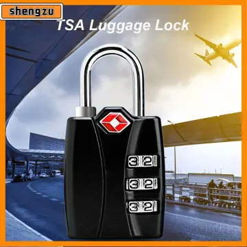 SYGA Portable Luggage Lock 3 Digit Code Number Padlock Sliding Combination  Travel Number Lock for Suitcase,