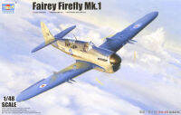 1/48 Fairey Firefly Mk.1 RTAF Plastic model kit Trumpeter #05810 ทำเป็นตัวประจำการใน ทอ.