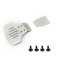 Stainless Steel Front and Rear Chassis Armor Protector for Traxxas Slash 2WD 1/10 RC Car Upgrades Parts Accessories