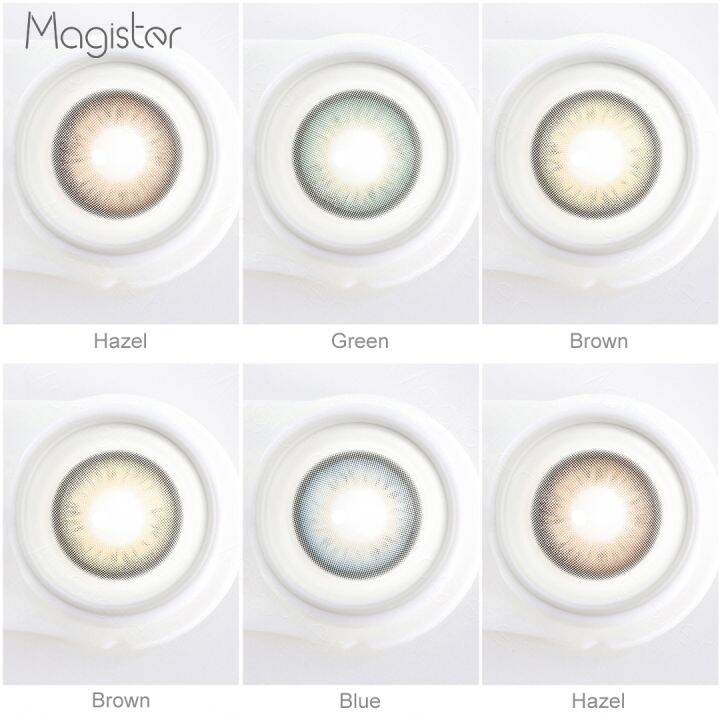 [COD & 35 day Deliver] Magister Color Contact Lenses Gleam Folga Gray Lens 14.5MM Colored