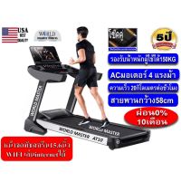 ลู่วิ่งไฟฟ้าCommercial AST10 WIFIหน้าจอ15.6นิ้วรุ่นใหม่ยี่ห้อWorld master fitness ACมอเตอร์4.5 แรงม้า