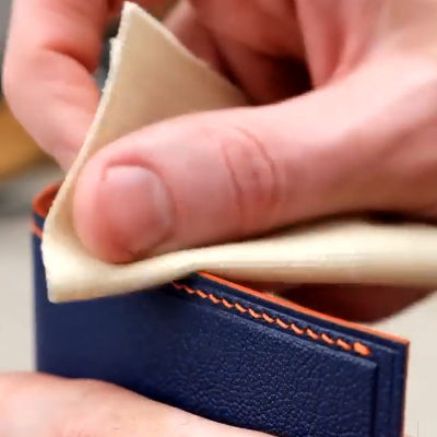 ruyifang ผ้าขัดสี30x30ซม. 1ชิ้นผ้าแคนวาสหนาสูงขอบหนังงานทำมือ DIY หนัง