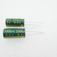 10PCS/LOT 3300uF 6.3V Aluminum electrolytic capacitor 10*20 Electrolytic Capacitor 6.3v 3300uf WATTY Electronics