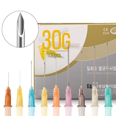 【JH】 10pcs/50pcs/100pcs 30G 32G 4mm 13mm Disposable Teeth Painless Small Sterile Syringes Mesotherapy Needles
