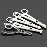 1PC Acrylic Body Piercing Clamp Piercing Equipments Round Open Septum Piercing Forceps Plier Clamp Permanent Body Jewelry Tool Electrical Connectors