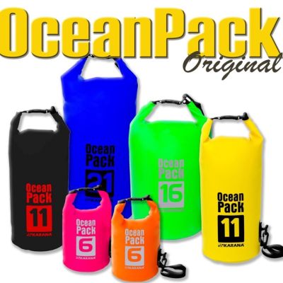 มีให้เลือก 6 สี กระเป๋ากันน้ำ ของแท้มีรับประกัน ถุงกันน้ำ ถุงทะเล Waterproof Bag Ocean Pack ความจุ 5 ลิตร/10 ลิตร/15 ลิตร/20 ลิตร