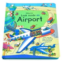 หนังสือเปิดปิด  Lift-The-Flap / Usborne Look Inside an Airport ให้เด็กๆได้ตื่นตาตื่นใจกับเรื่องต่างของการบิน