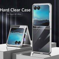 【YF】✤▼❈  Hard Transparent 40 Ultra Razr4 Gen 4 Back Cover Fundas Capa