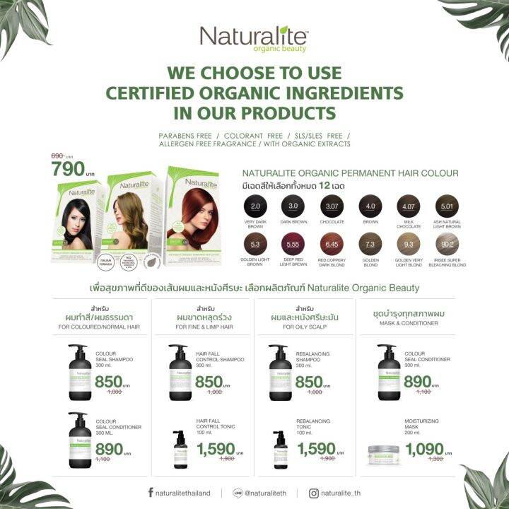 ยาย้อมผม-ครีมเปลี่ยนสีผมออร์แกนิคเนเชอรัลไลท์-3-07-chocolate-naturalite-organic-no-parabens-no-resorcinol-no-ammonia-no-ppd