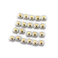 Rayua 20pcs 4x4x3mm Micro กันน้ำทองแดงสัมผัส TACT TOUCH PUSH button SWITCH