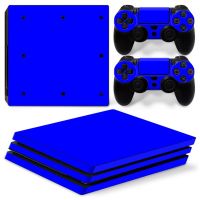 (MQ สไตล์ใหม่) สีขาวบริสุทธิ์ PS4โปรรูปลอกสติ๊กเกอร์สกินสำหรับ Ps4โปรคอนโซลและ2ตัวควบคุม PS4กรอบและที่คลุมผิวมืออาชีพ