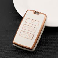 【cw】 TPU Car Key Case Covers for Land Rover Range Rover SPORT Evoque Discovery 2018 Shell Bag Fob Protective Car Styling Accessories