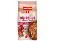 มาใหม่?  Youthful Flakes n Clusters Granola Pomegranate Berries &amp; Cocoa Familia 350g