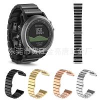 Garmin fenix6 Fenix ​​3/HR Fenix ​​5X a butterfly buckle stainless steel strap 〖WYUE〗