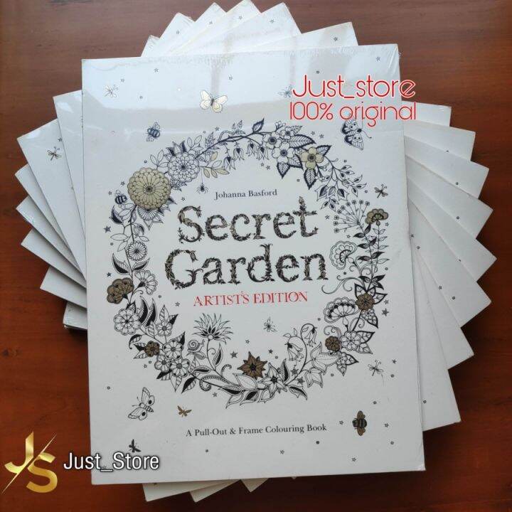 SECRET GARDEN ARTIST EDITION Adult Coloring Book IMPORT Johanna