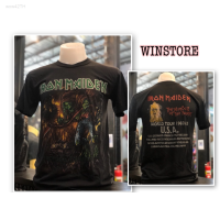 2023 NEW Minimalist Style Iron Maiden Round Neck T-shirt Mens Vintage T-shirt Soft And Lightweight (sml) European Celebrity brand new T-shirt