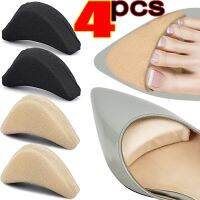 2Pairs Soft Forefoot Insert Pad High Heels Curve Toe Plug Half Sponge Ballet Shoes Cushion Feet Filler Insoles Anti-Pain Adjust Shoes Accessories