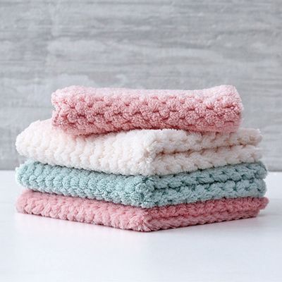 Absorbent Thicker Soft Microfiber Hoom Table kitchen Dishcloths Car Glass Washing Household Cleaning Micro Fiber Wipe Cloths
