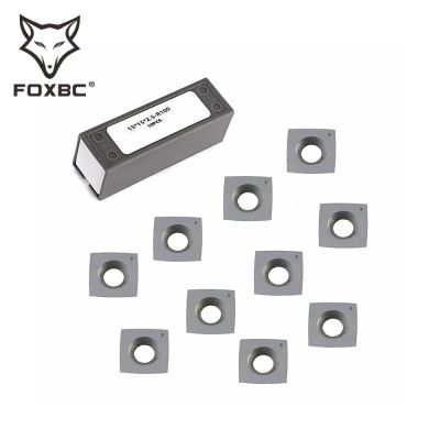 FOXBC ใส่คาร์ไบด์รัศมี15มม. สำหรับ Byrd Shelix Cutterheads 15X2.5มม. เครื่องมือเปลี่ยนไม้สำหรับ Dewalt DW735 DW735X 10ชิ้น