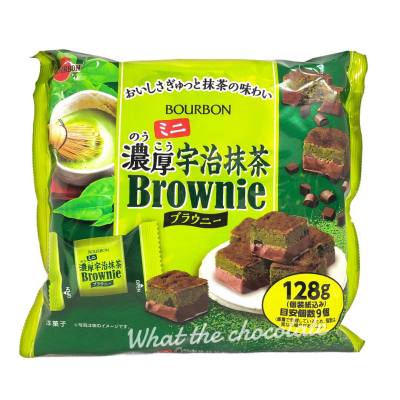 BOURBON Matcha Choco Brownie บราวน์นี่ดาร์กช็อคโกลตมัจฉะ