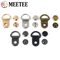 【CW】 Meetee 10/20/30Sets D Side Clip Buckle Screw Metal Clasp Shoes Leather Handware Sewing Accessories