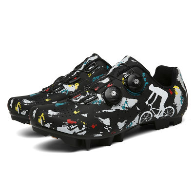 cycling shoes woman spd bike shoes Road cycling footwear Men Self-Locking Road Bike Shoes Professional Athletic Bicycle Shoes