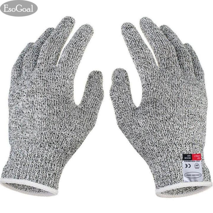 1 Pair Anti Cutting Gloves, Level 5 Cut Resistant, Safe Kitchen Cutting  Gloves, Suitable For Oyster Shucking, Fish Fillet Processing, Mandolin  Slicing, Meat Cutting, Wood Carving And Gardening