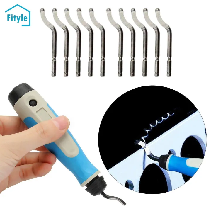Fityle Burr Deburring Tool Rotary Deburr blade Set Burr Removal