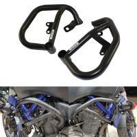 Black Motorcycle Engine Guard Bumper Crash Bar Frame Sliders Protection Falling Protector For YAMAHA FZ07 MT07 MT-07 2014 2015 2016 2017 2018 2019 2020