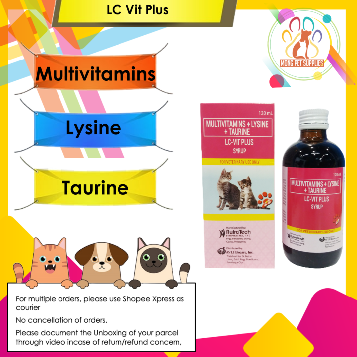 LC Vit Plus Multivitamins Cat and Kitten Syrup Lazada PH