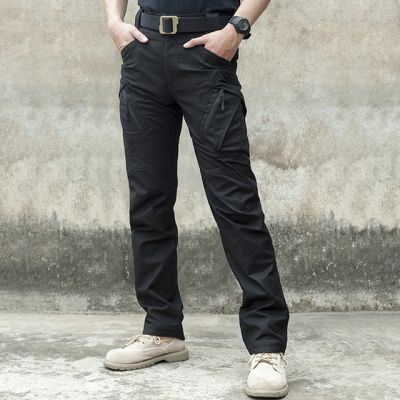 Men Solid Color Quick Dry Multi-Pockets Outdoors Tactical Cargo Pants Trousers Tactical Pant TCP0001